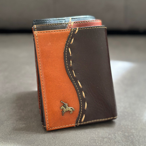 کیف پول مردانه چرم طبیعی گاوی