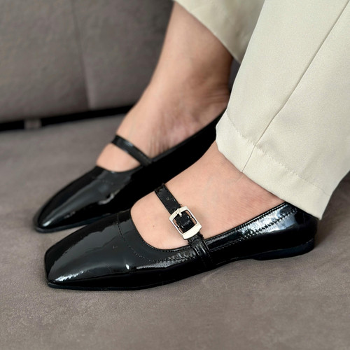 بالت ورنی مری جین مشکی