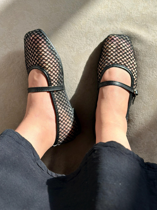 کفش مجلسی زنانه توری مشکی