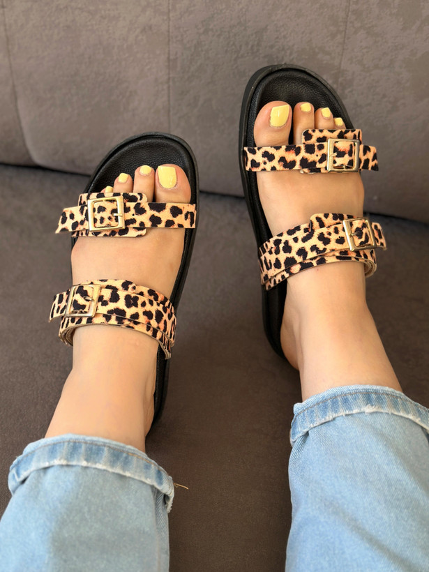 خرید صندل پلنگی جدید و ارزان