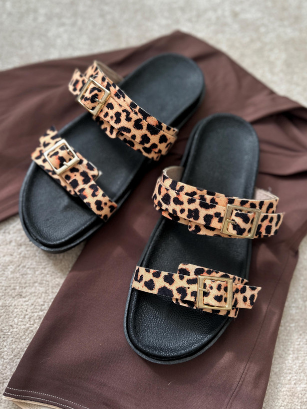 صندل زنانه ی پلنگی جدید