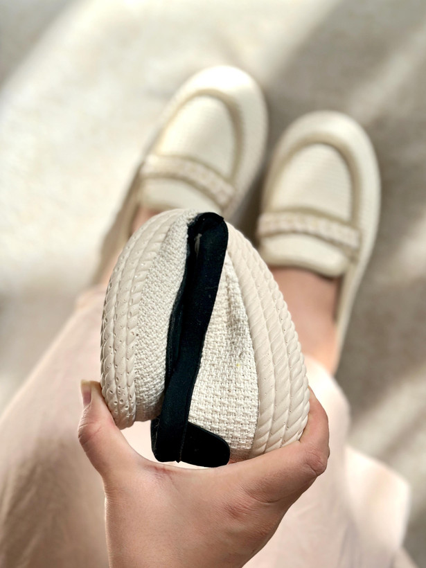 انعطاف عالی کفش کالج زنانه ی کنفی