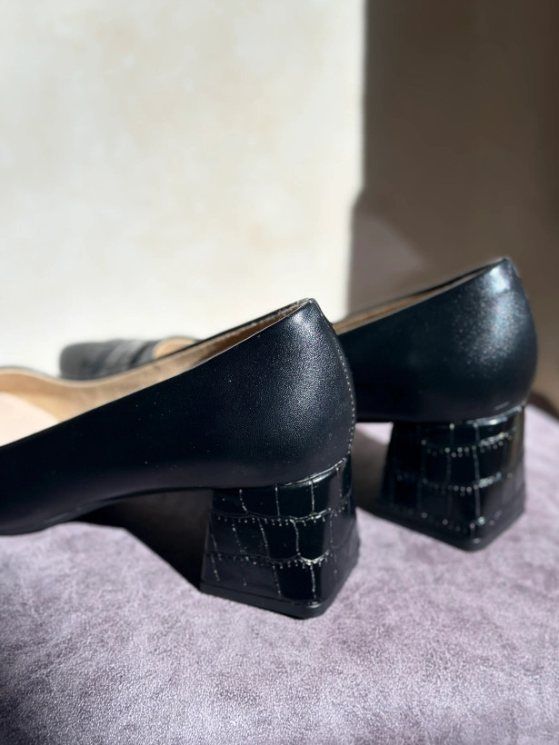 کفش پاشنه پهن 5 سانتی مجلسی