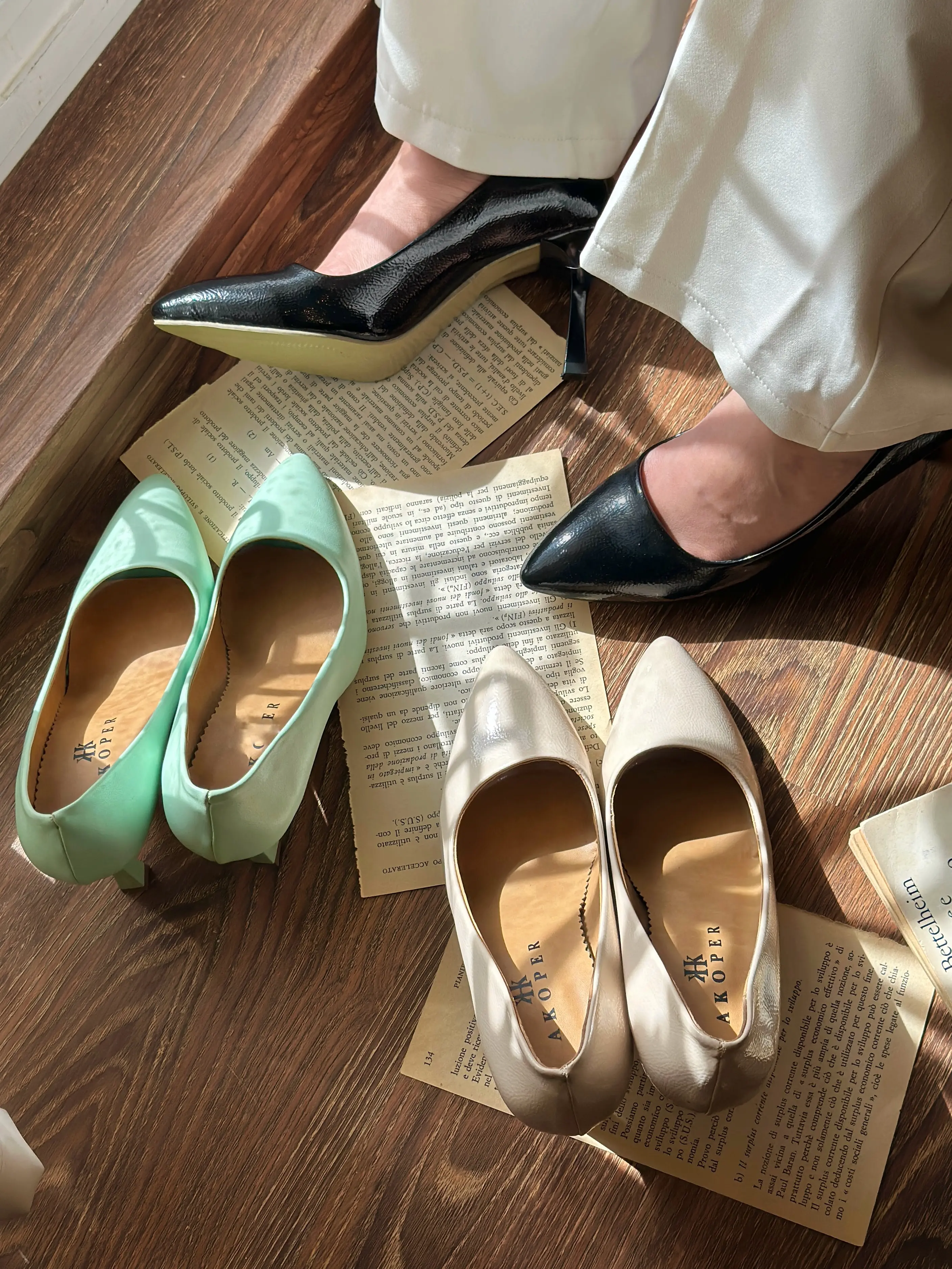 کفش نوک تیز پاشنه دار عروسی